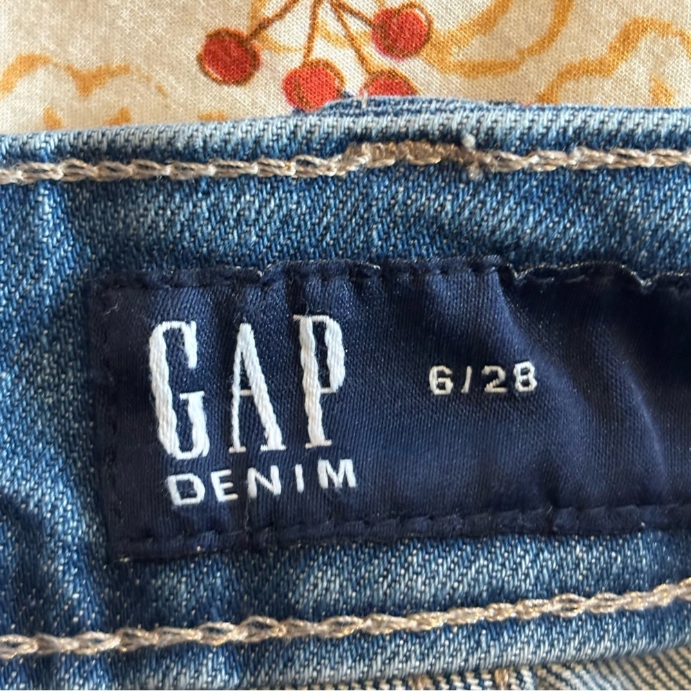 Gap Denim Midi Ski Skirt - size 6/28 - Picture 4 of 6